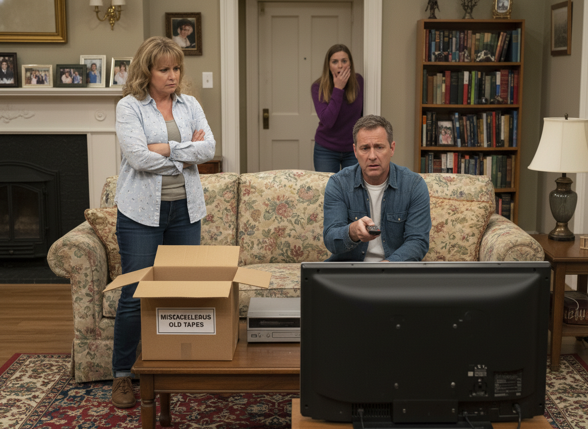 AITA for ignoring my wife for throwing away my late wife video tapes?