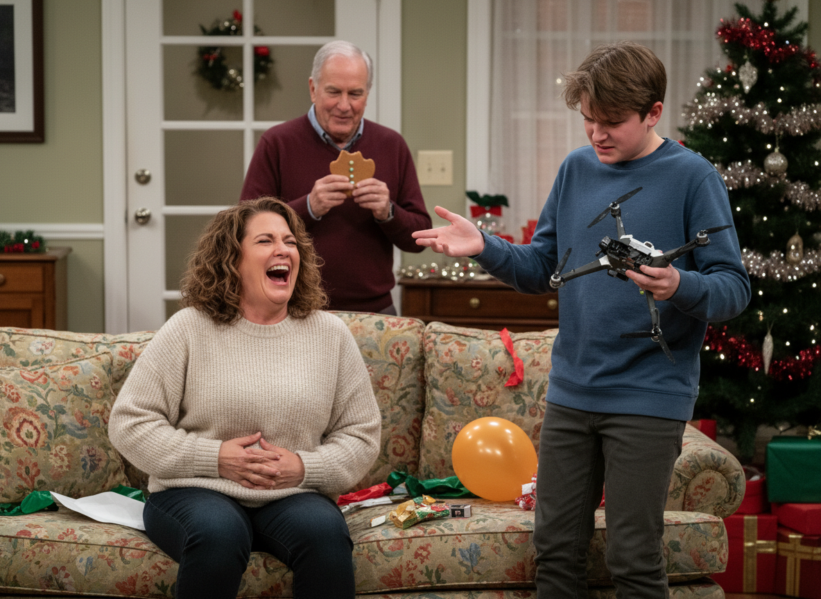 AITA for laughing uncontrollably at my son when he asked me to replace a Christmas gift he broke out of anger?