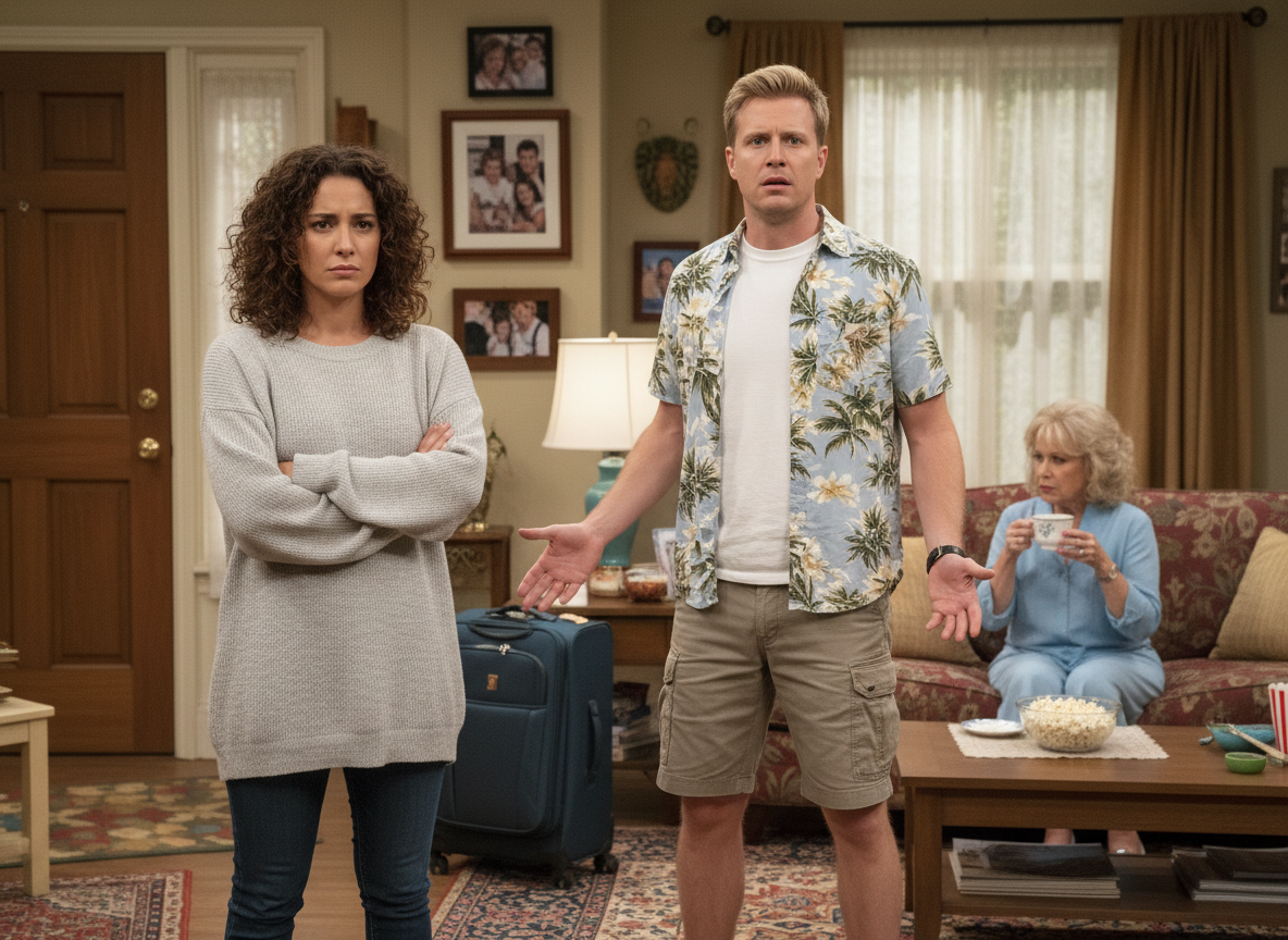 AITA for going home after I overheard my husband say he didn't want to bring me with him to his family vacation?