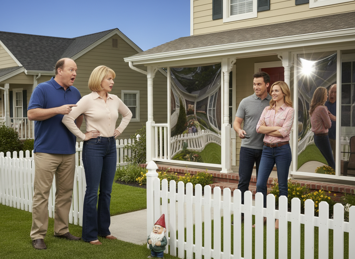 AITA for putting "ugly" one way mirrors on the windows facing one of my neighbors because I saw the husband looking in my windows?