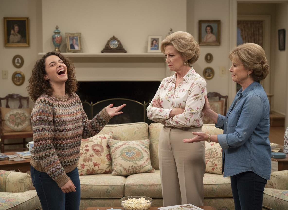 AITA for laughing in my mother's friends face when she told me to 'go to my room'?