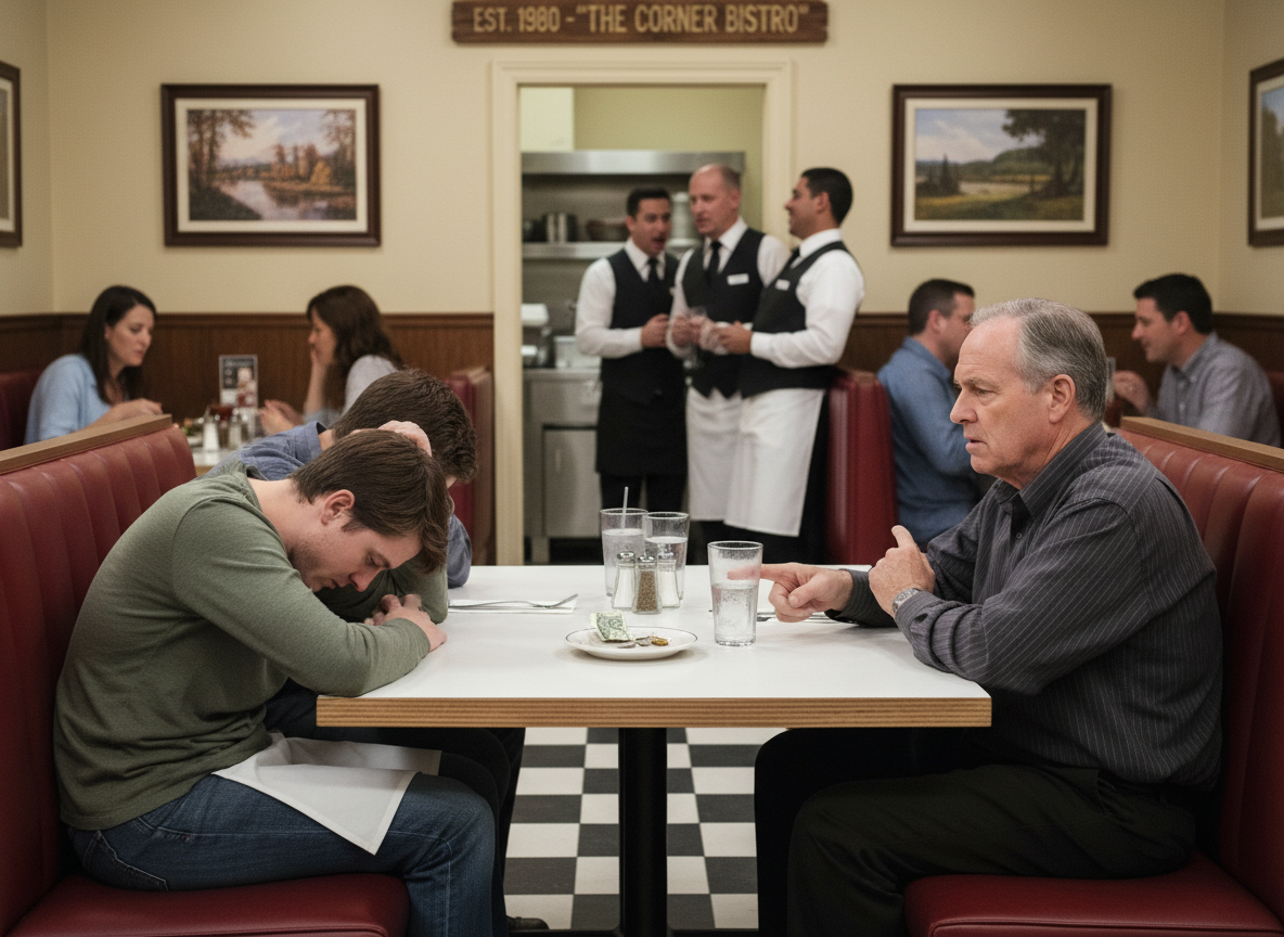 Staff forgot about us, I didn’t tip